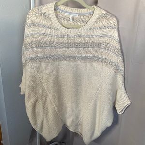 Victoria’s Secret Knit Poncho Sweater, Cream M/L
